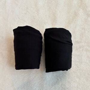 Black Leggings/ Tights- patterned